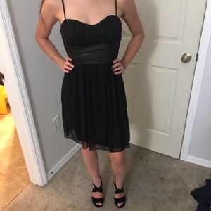 Black cocktail dress